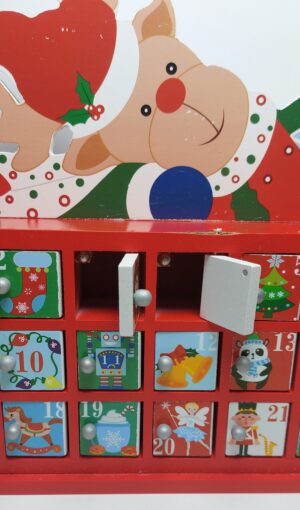 Puidust advendikalender 32x27x6cm - Pilt 2