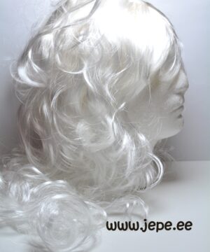 Parukas/juuksed ca 50 cm VALGED