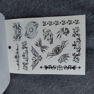Tattoo vihik 280 tattood /mustad - Pilt 2
