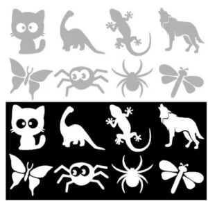 Triigitavad helkurid komplektis 8 tk