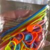 Plastiknõelad 12 tk pakis 3 pikkust +plastikhaagid 20 tk
