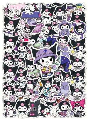 Kleebised Kuromi ca 4 cm /juhuslikud pildid/ 50 tk