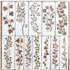 Šabloonid 12 tk taimed 30x11,4 cm