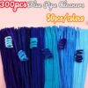 Karvane meisterdamise traat MEGA PAKK mix 300 tk pakis (6 sinist tooni)