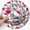 Kleebised Hello Kitty 50 tk ca 5 cm