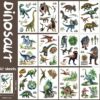 Dinosauruste  tätoveeringud 12 lehte