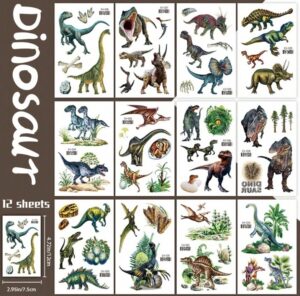 Dinosauruste  tätoveeringud 12 lehte