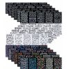 Küünekleebised 90 lehte mix (mustad, valged, kirjud)