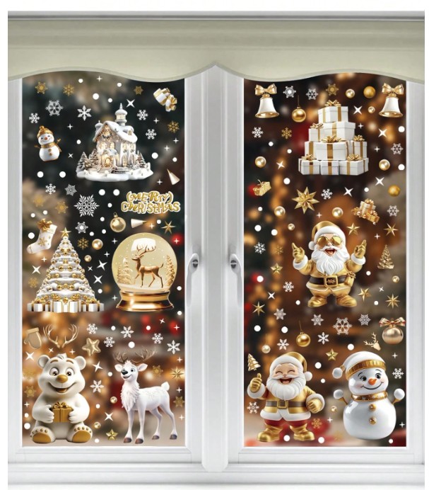 Aknakleebis (liimivaba) Jõulud