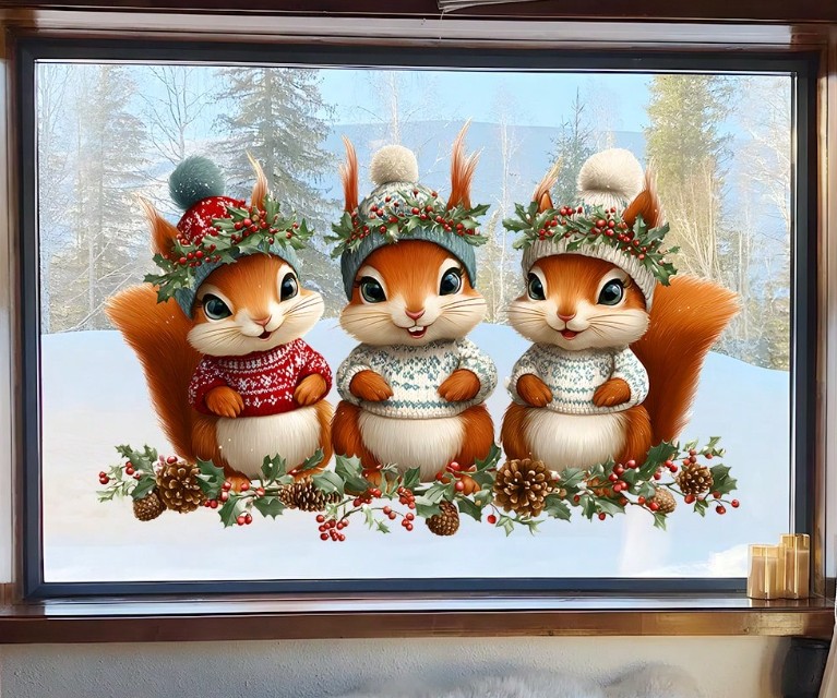 Aknakleebis (liimivaba) Oravad