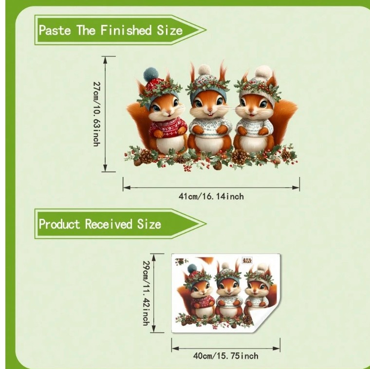 Aknakleebis (liimivaba) Oravad - Image 2