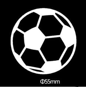 Triigitav helkur jalgpall 1 tk ca 50 mm