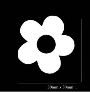 Triigitav helkur lill 1 tk ca 30 mm