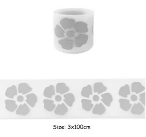 Triigitavad helkur 3 cm lilled 1 m