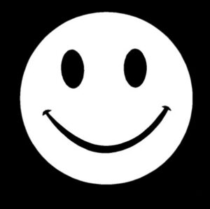 Triigitav helkur smile 1 tk ca 50 mm