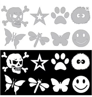 Triigitavad helkurid komplektis 8 tk