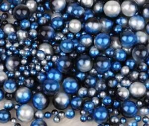 Akrüülpärlid, ilma auguta, 250 tk