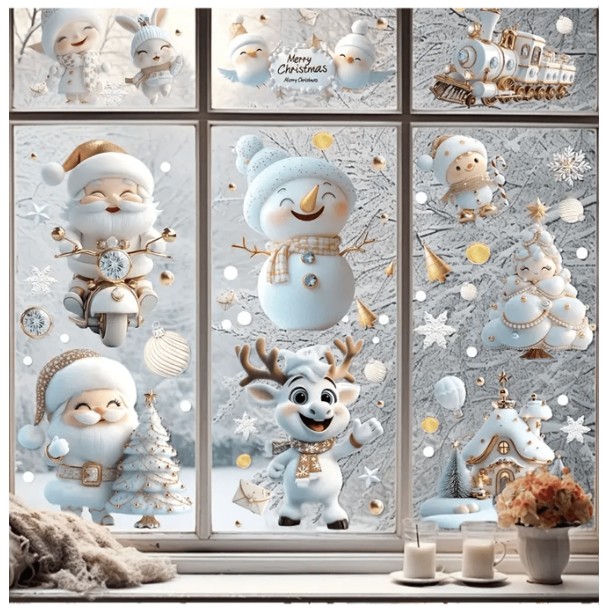 Aknakleebis (liimivaba) Jõulud 2