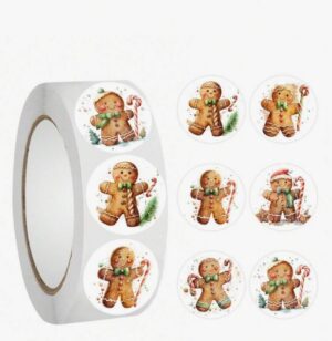 Kleebiserull Piparkoogimees 500 tk 2,5 cm