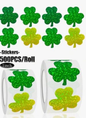 Kleebiserull suur ristikleht 500 tk 3,8 cm  läikiv