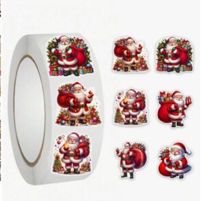 Kleebiserull Jõulutaat 500 tk 2,5 cm