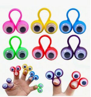 Sõrme silmad 1 tk juhuslik värv