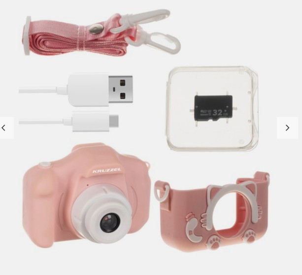Laste fotoaparaat, roosa - Image 3