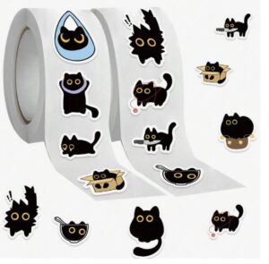 Kleebiserull Mustad kassid 500 tk