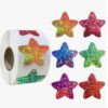 Kleebiserull kleebised 500 tk 2,5 cm Tähed