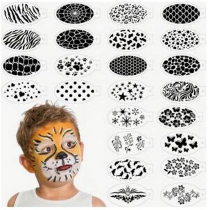 Šabloonid 24 tk  näole-nahale mustrid