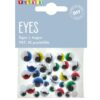 Käsitöö silmad 30 tk värvilised