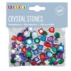 Akrüülkristallid 150 tk pakis liimiga