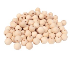 Puidust pärlid 100 tk Ø15mm