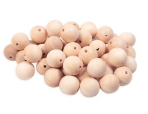 Puidust pärlid 50 tk Ø25mm