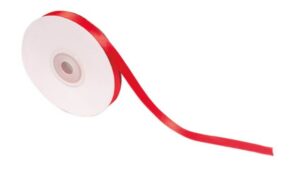 Satiinpaelad 10 mm ca 20 m rull - punane