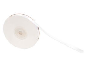 Satiinpaelad 10 mm ca 20 m rull - valge