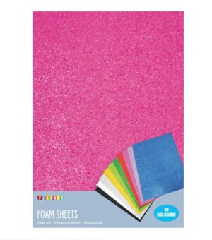 Vahtlehed (paks) glitter 10 lehte A4