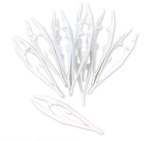 Plastikust pintsetid 1 tk ja 10 tk