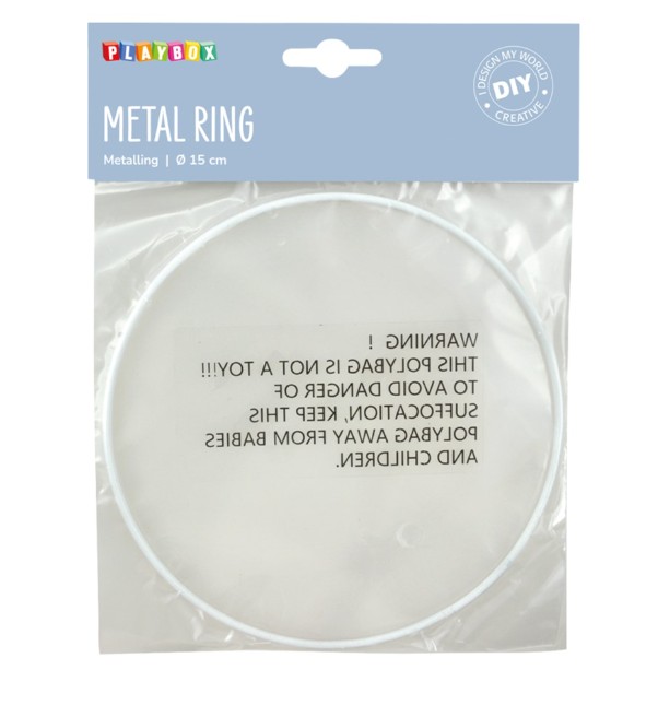 Metallist rõngas 15 cm