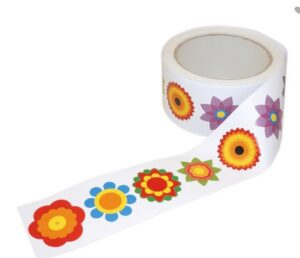 Kleebiserull lilled XL rull