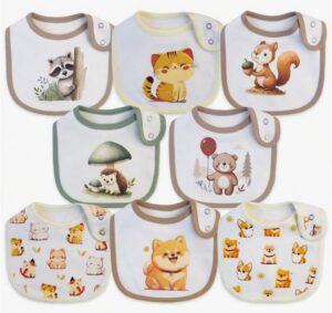 Beebipõlled 8 tk komplektis Loomad