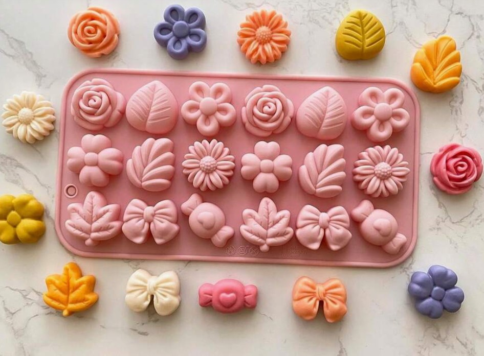 Silikoonist vorm lilled 20x10 cm