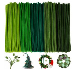 Karvane meisterdamise traat MEGA PAKK mix 500 tk pakis (5 rohelist tooni)