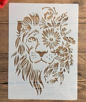 Šabloon lõvi 27x21 cm