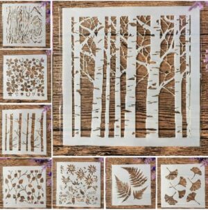 Šabloonid 8 tk 13x13 cm