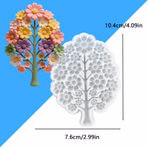 Silikoon vorm puu ca 10 cm - Pilt 2