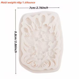 Silikoon vorm lilled 7x9,8 cm - Pilt 2