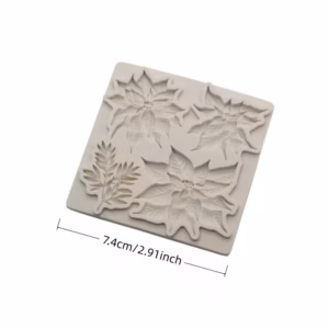 Silikoon vorm jõulutäht 7,4 cm - Pilt 2