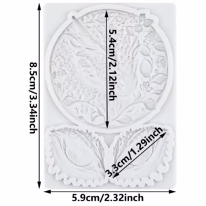 Silikoon vorm lohe 8,5x5,9 cm - Pilt 2