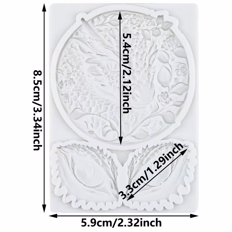 Silikoon vorm lohe 8,5x5,9 cm - Pilt 2
